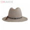 Übergroße weiche Hüte des Fedora Wolle das 100% der kundenspezifischen Männer der Soem-Cowboy Fedorahüte