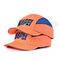 Orange Hut mit blauer Stickerei-Sicherheits-Stoß-Kappen-Durchlauf CER EN812 Stoß-Kappe kleine Menge