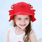 Baumwollim freien tierdruck-Hut 100% der Sonnenschutz-Eimer-Hut-UPF 50+
