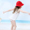 Baumwollim freien tierdruck-Hut 100% der Sonnenschutz-Eimer-Hut-UPF 50+