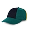 Platten-sackartige grüne Kricket-Kappe der Wolle8 mit kundenspezifischem Logo