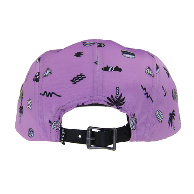Anpassungsfähige 5 Panel Camping Baseball-Kappe für den Sommer