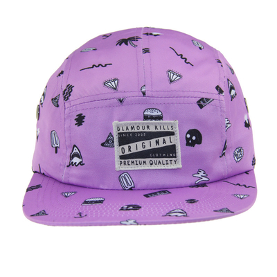 Anpassungsfähige 5 Panel Camping Baseball-Kappe für den Sommer