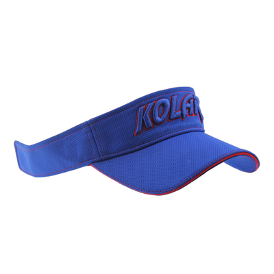 Erwachsene Polymesh Sonnenvizier Frauen Hüte Custom Puff Stickerei Logo