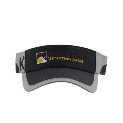 Sommer Polymesh Stickerei Sport Sonnenmarke Kappen mit gebogener Spitze