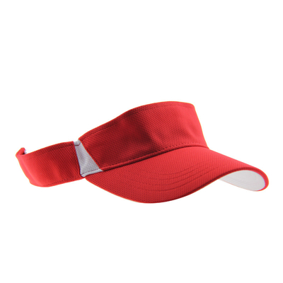 Sommerrotes Polymesh-Sonnenschutzhut mit verstellbarem Verschluss