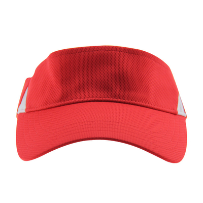 Sommerrotes Polymesh-Sonnenschutzhut mit verstellbarem Verschluss