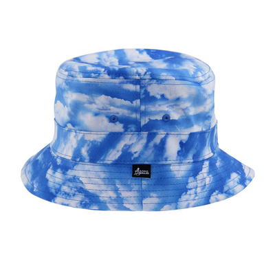 Kleiderfarbe Druck Mode Fischer Eimer Hüte Sommer Polyester Elastin Material