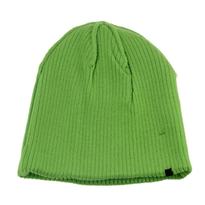 Acryl-Gestrickte Skully Beanie Hüte Broderierte Beanie Hüte Gewebte Patch Logo