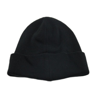SGS/UL Zertifizierte Erwachsene Fitted Beanie Hats Manschetten Damen schwarze Beanie Hut