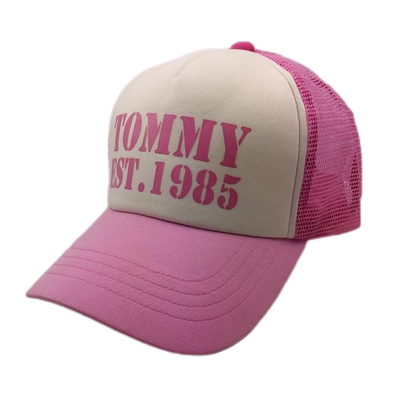 Fünf-Paneel-Truckers-Hüte, Sommer-Pink-Truckers-Mütze