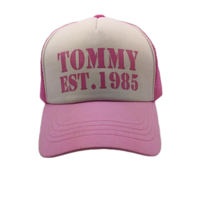 Fünf-Paneel-Truckers-Hüte, Sommer-Pink-Truckers-Mütze
