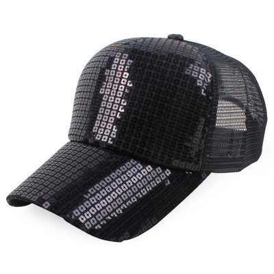 All-Day Comfort 5 Panel Mesh Trucker Hut Sequin Trucker Hut verstellbar