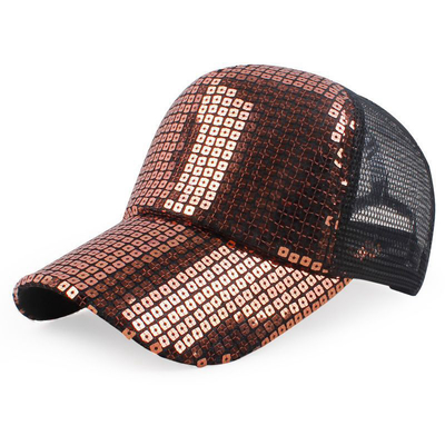 All-Day Comfort 5 Panel Mesh Trucker Hut Sequin Trucker Hut verstellbar