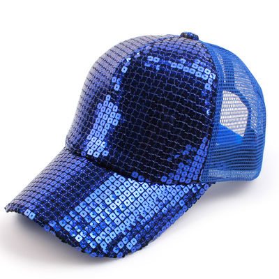All-Day Comfort 5 Panel Mesh Trucker Hut Sequin Trucker Hut verstellbar