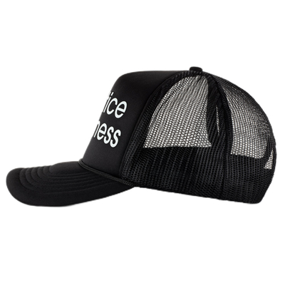 Vorgeschwungenes Visier Recycling Trucker Hut 5 Panel Trucker Kappe Hochprofil