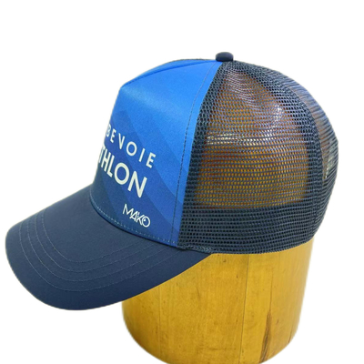 Sublimationsdruck 5 Panel High-Profile Trucker Hut Maßgeschneiderte Trucker Kappen