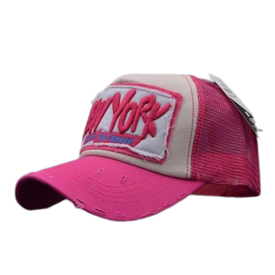 Vintage verstellbare 5 Panel Trucker Hut Männer Frauen Sommer gewaschen Trucker Cap