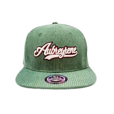 Unisex-Konstruktion 6 Panel Snapback Hut Corduroy Flachspitze Mittlerer Profil Snapback