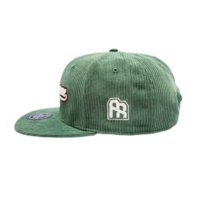 Unisex-Konstruktion 6 Panel Snapback Hut Corduroy Flachspitze Mittlerer Profil Snapback