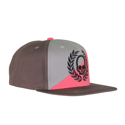 2 Farbtöne Vorderplatten Baumwolle Snapback Kappe Maßgeschneiderte 5 Platten Hüte Stilvoll