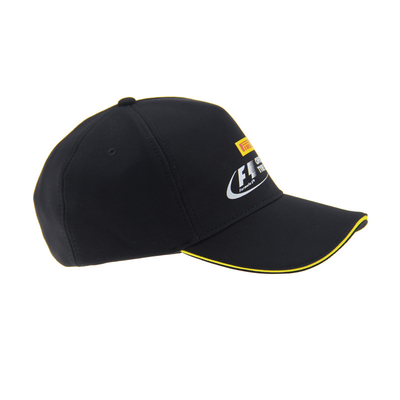 Grundsätzliche Standarddrucke F1 Baseballkappe Fünf-Panel-Verstellbarer Baseballhut