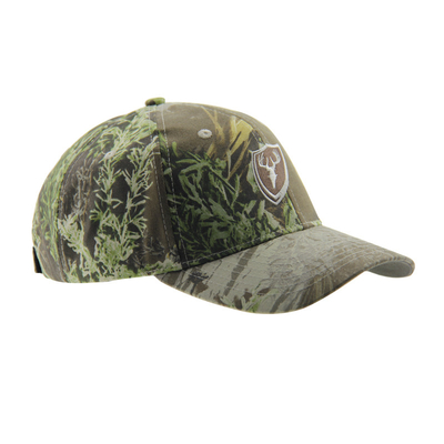 6 Panel Kamouflage Stickerei Baseballkappen im Freien, Unisex Low Profile Verstellbare Jagdmütze