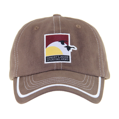 Klassische Baumwollstickerei Outdoor Baseballkappen 6 Panel gebaut