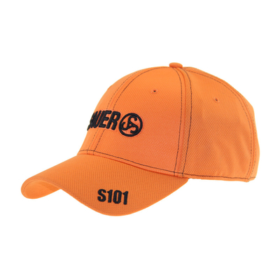 Atmungsaktive Polymesh-Bequemliche Baseballmütze, 6-Panel-Verstellbare Stickerei Baseballhut