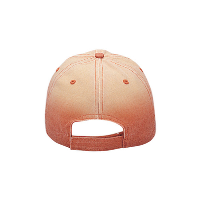 Tie Dye 6 Panel Baumwolle Unkonstruierte Baseballkappen, niedriges Profil verstellbare Männer und Frauen Casual Caps