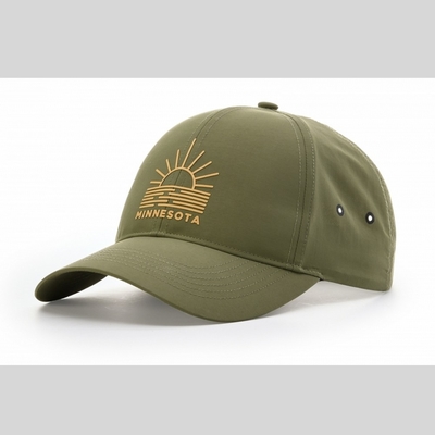 6 Panel Performance Casual Outdoor Baseball Cap/Hat mit Wasser und UPF Schutz.