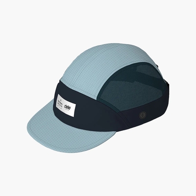 Suede Peak 5 Panel Camp Caps mit Sublimationsdruckkrone und Lederband