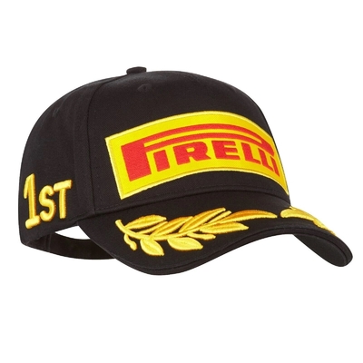 Baumwollkonstruktion Pirelli Podium Cap Kopfbedeckung 6 Panel Low Profile Cap