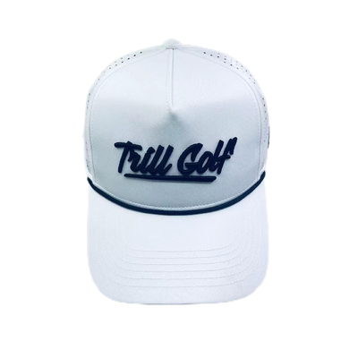 5 Panels Hochprofil-Bräderie Golfmützen Frauen Atemberaubende Baseballmütze einstellbar