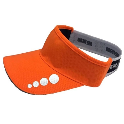 100% Polyester Mesh Sonnenschutz Visor Hut Atmungsanwendbares Anti-Mikrobielles