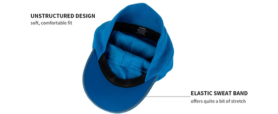 Fleece Ponytail Hut für Frauen Reflektierende Winterhut mit Drop Down Ohrwärmer