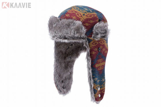 Russischer Trapper Winter Hats Multifunctional ODM mit Ohrenschützer-Unisexwinter-Hüten