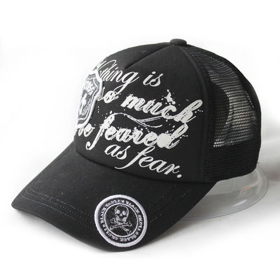 Schäumen Front Trucker Cap Mesh Hat-Stickerei Logo For Summer Caps Factory