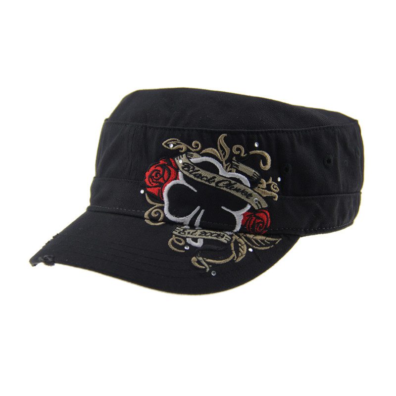 Casual Vintage Military Cadet Cap, eine Größe, passt alle SEDEX-zertifiziert