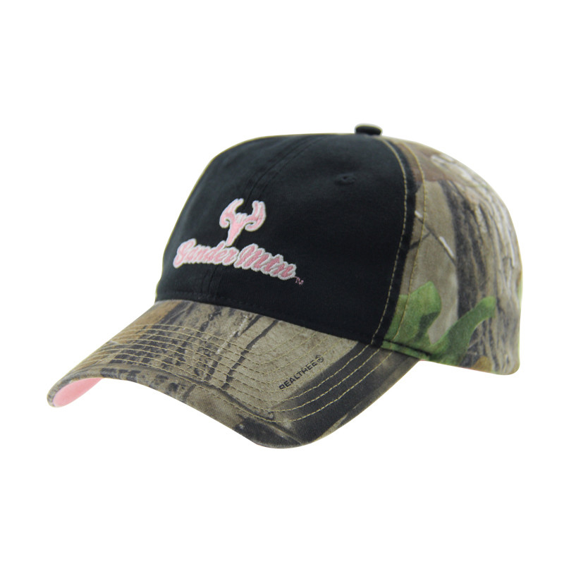 6 Panel Kamouflage Stickerei Baseballkappen im Freien, Unisex Low Profile Verstellbare Jagdmütze