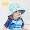 Der Sonnenschutz-Kinder Upf 30+ der Eimer-Hüte Eco freundliches gefärbt