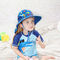 Der Eimer-der Hüte der SGS-Hals-Klappen-Kinder breiter Rand für Sommer-Strand